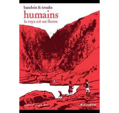 Couverture d’ouvrage : Humains, la roya est un fleuve