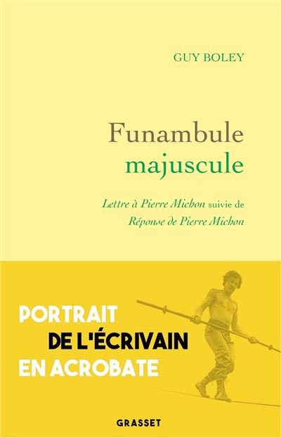 Couverture d’ouvrage : Funambule majuscule